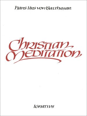 cover image of Christian Meditation